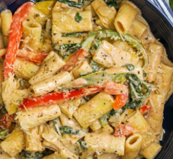 Rasta Pasta With Jerk Oyster Mushroom - Recipe