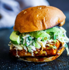 Jerk BBQ Tofu Burger - Recipe